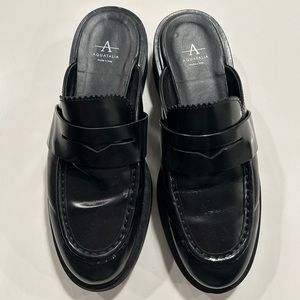 Aquatalia Michelins Nappa Leather Mule, size 9 1/2